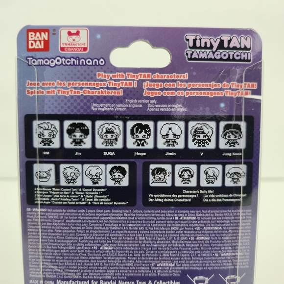 Bandai Namco Tamagotchi ,TinyTAN, BTS Tamagotchi Digital Pet, Purple - Picture 6 of 7